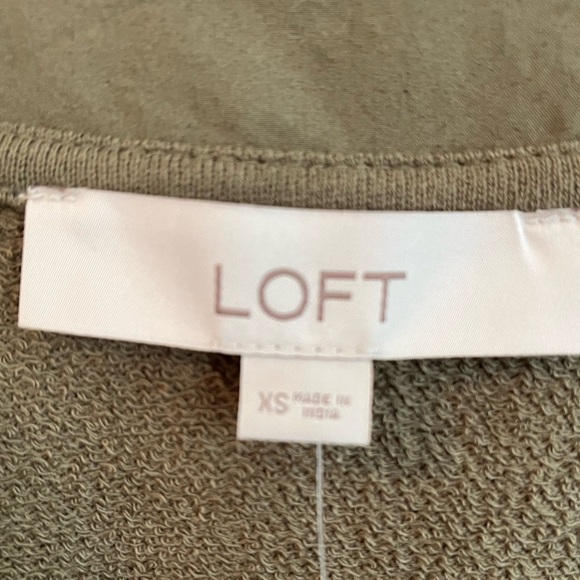 LOFT Mixed Media Sweatshirt - Picture 3 of 11